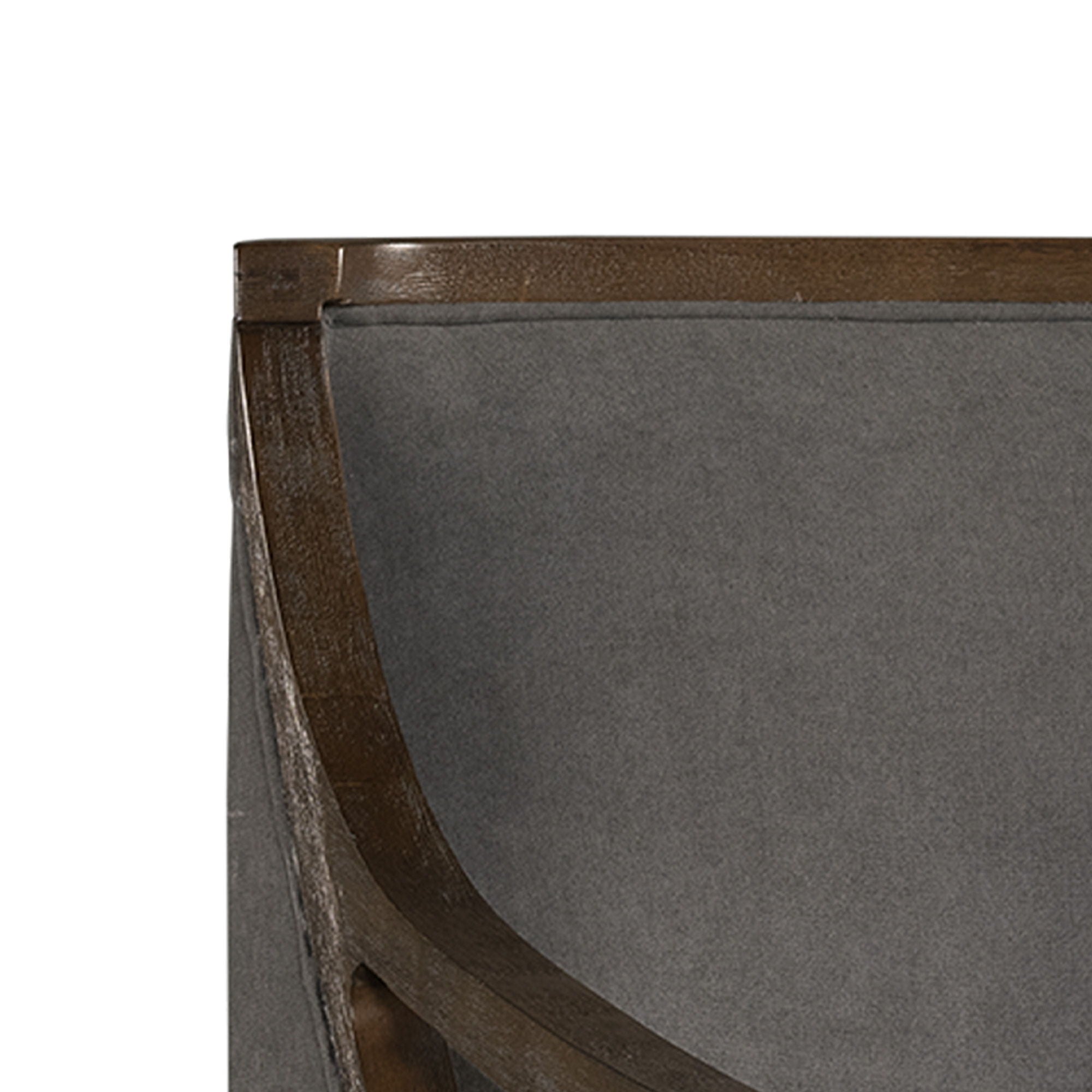 Hopkins Accent Chair With Brown Frame in Beige by Elements International, view 12