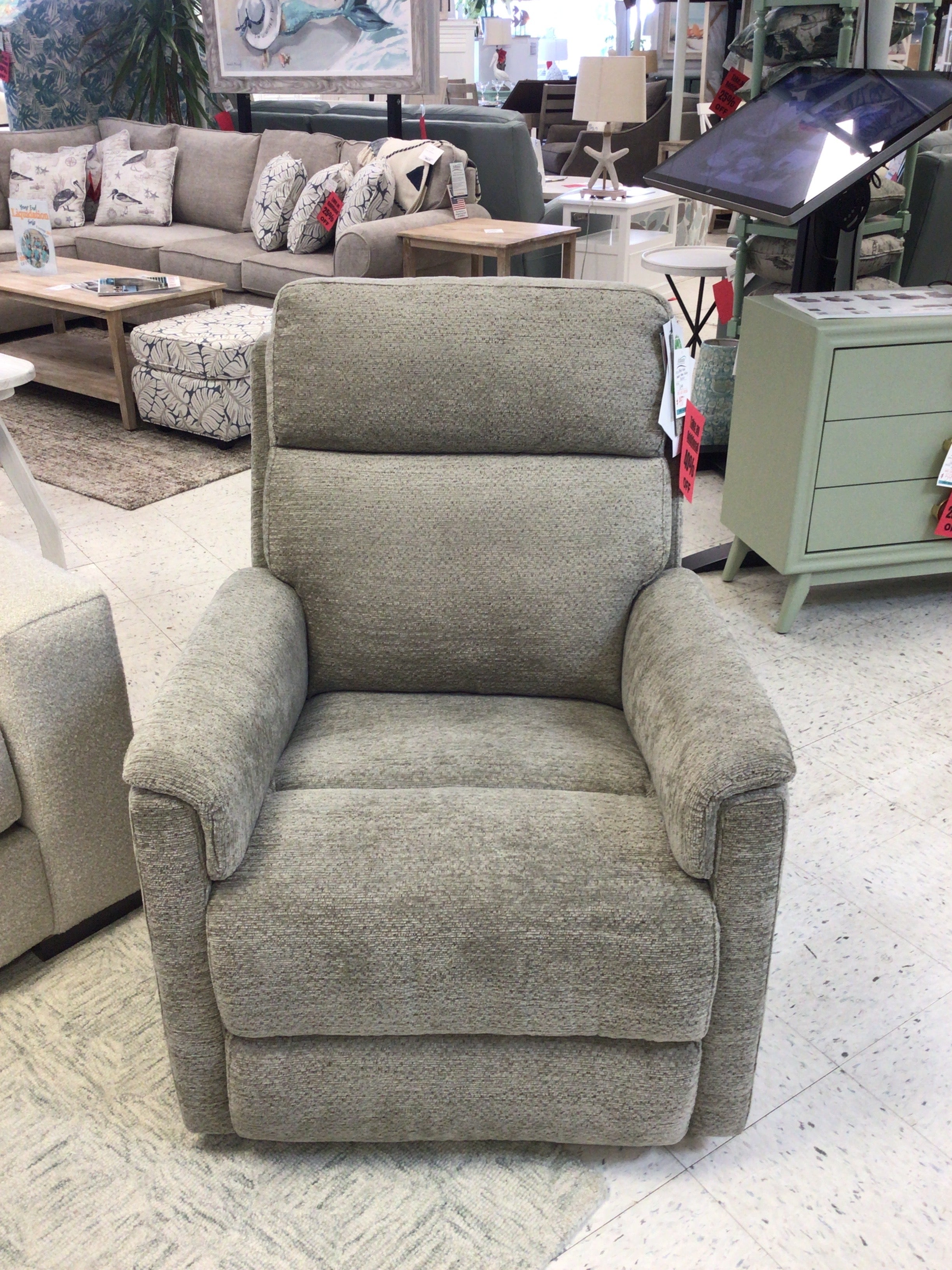 Compact Perfect Match Gliding Recliner - Atlantic Fine Furniture Melbourne FL