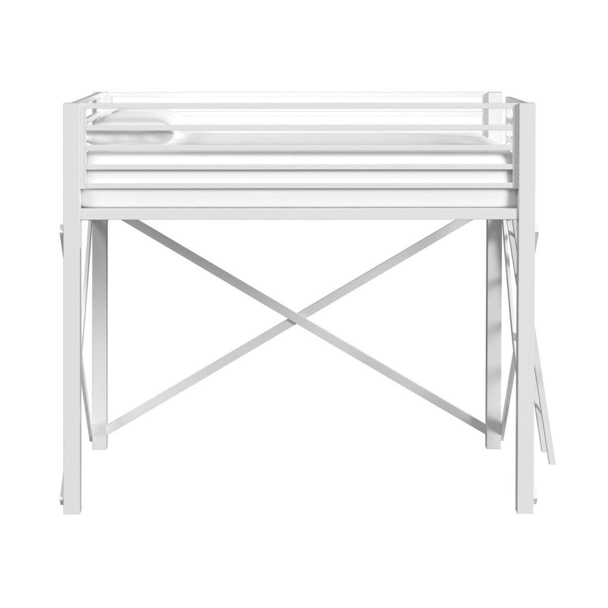 Talia Loft Bunk And Ladder in Black by Elements International, view 6