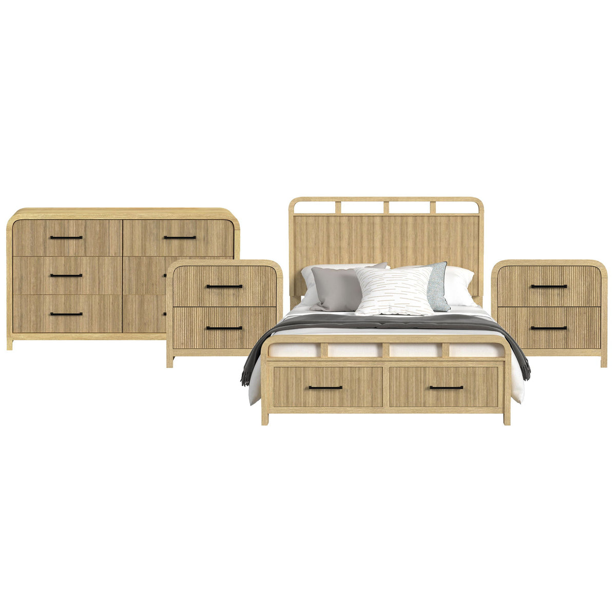 Ridgemont Storage Bedroom Set in Black by Elements International, view 19