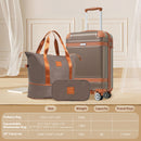 Hardshell Luggage Sets 3 Piece Carry On Suitcase Double Spinner Wheels With Tsa Lock