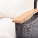 Isla - Transitional Chat Set With Water Resistant Cushions - Teak