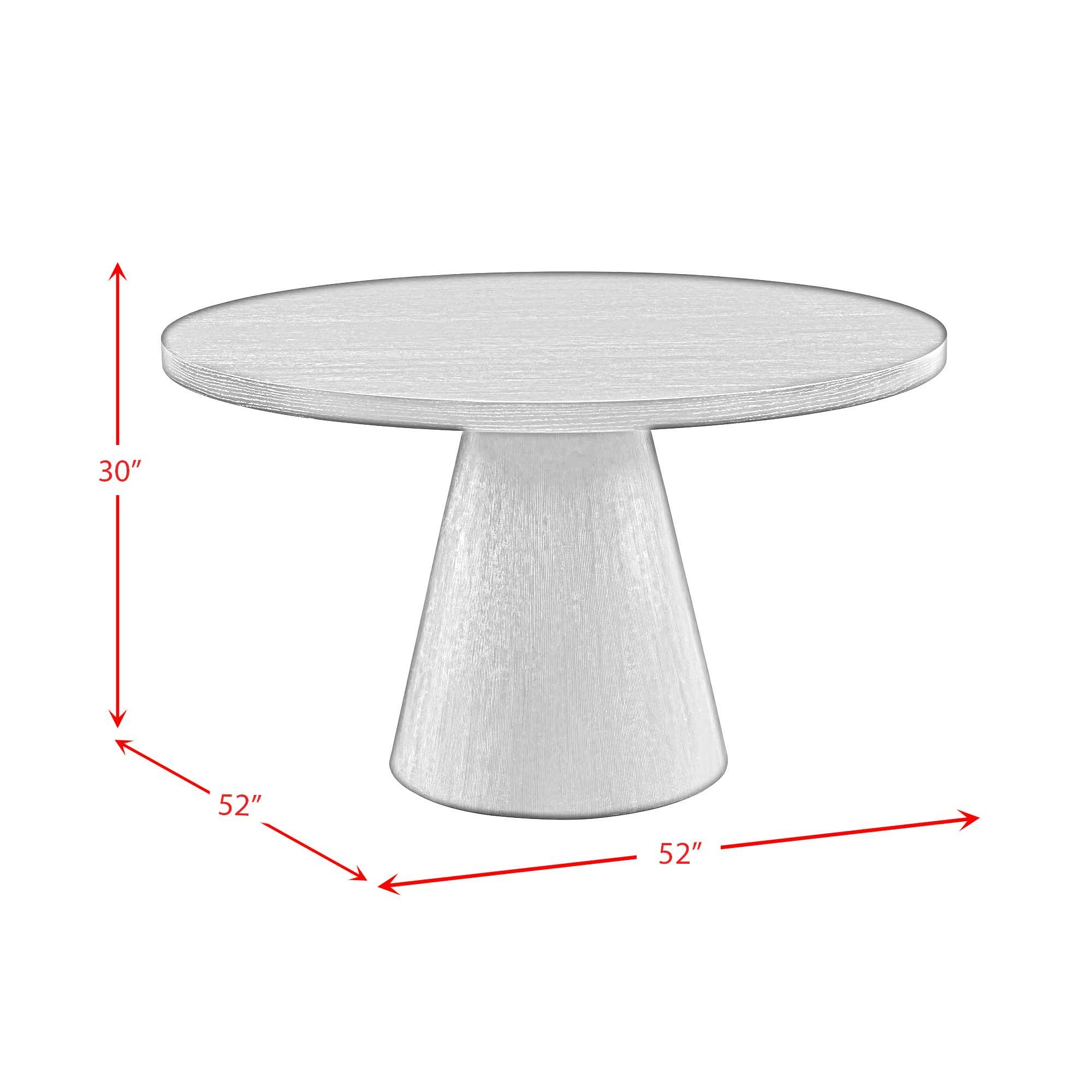 Portland - Round Dining Table - Black