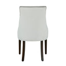 Jackson - Upholstered Dining Chair Elegant Design - Smoke / White