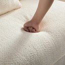 Sectional Sofa With Durable Fabric, Solid Wood Frame, And High Density Sponge Fill