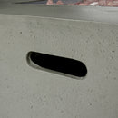 Modern 50,000 Btu Square Fire Table With Propane Tank