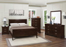 Louis Philippe - Panel Sleigh Bed - Atlantic Fine Furniture Inc