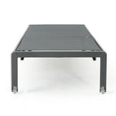 Outdoor Patio Chaise Lounge With 5 Reclining Positions