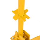 Steel Drum Dolly 55 Gallon Capacity Oil Barrel Mover With Wheels Low Profile Caddy - Yellow