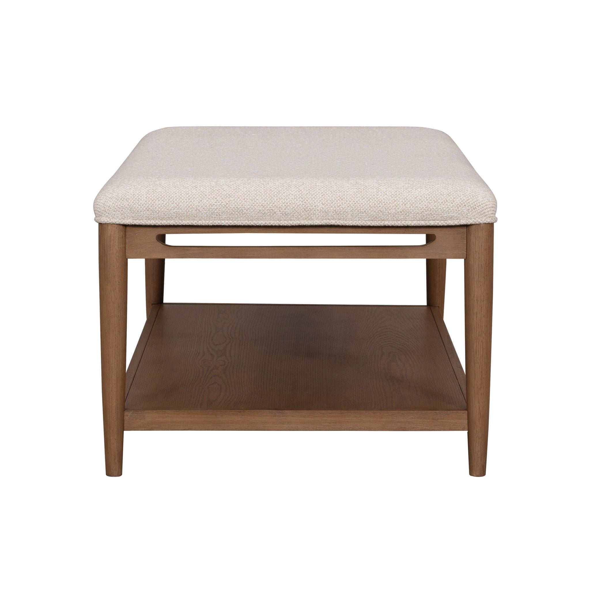 Verona - Rectangular Coffee Table - Beige / Dark Brown