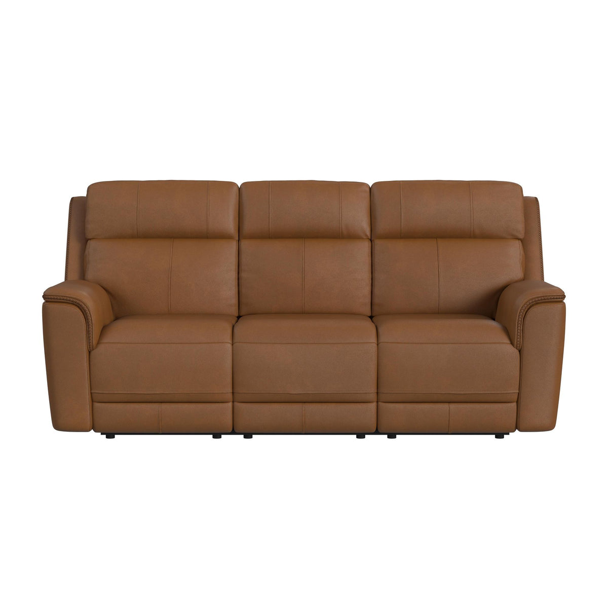 Mustang P3 Sofa With DDT, Wireless Chargerin in Dark Brown by Elements International, view 15