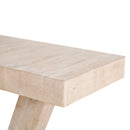 Vintage Distressed Wood Entryway Bench With 2 Tier Storage Cabinet