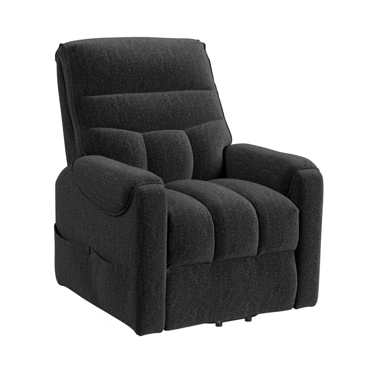 Desoto Power Lift Chair in Sahara Black by Elements International