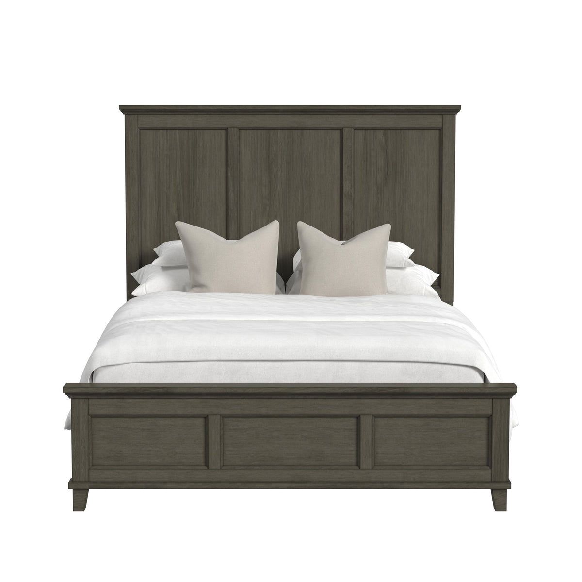 Canterbury Panel Bed in Dark Gray by Elements International, view 8