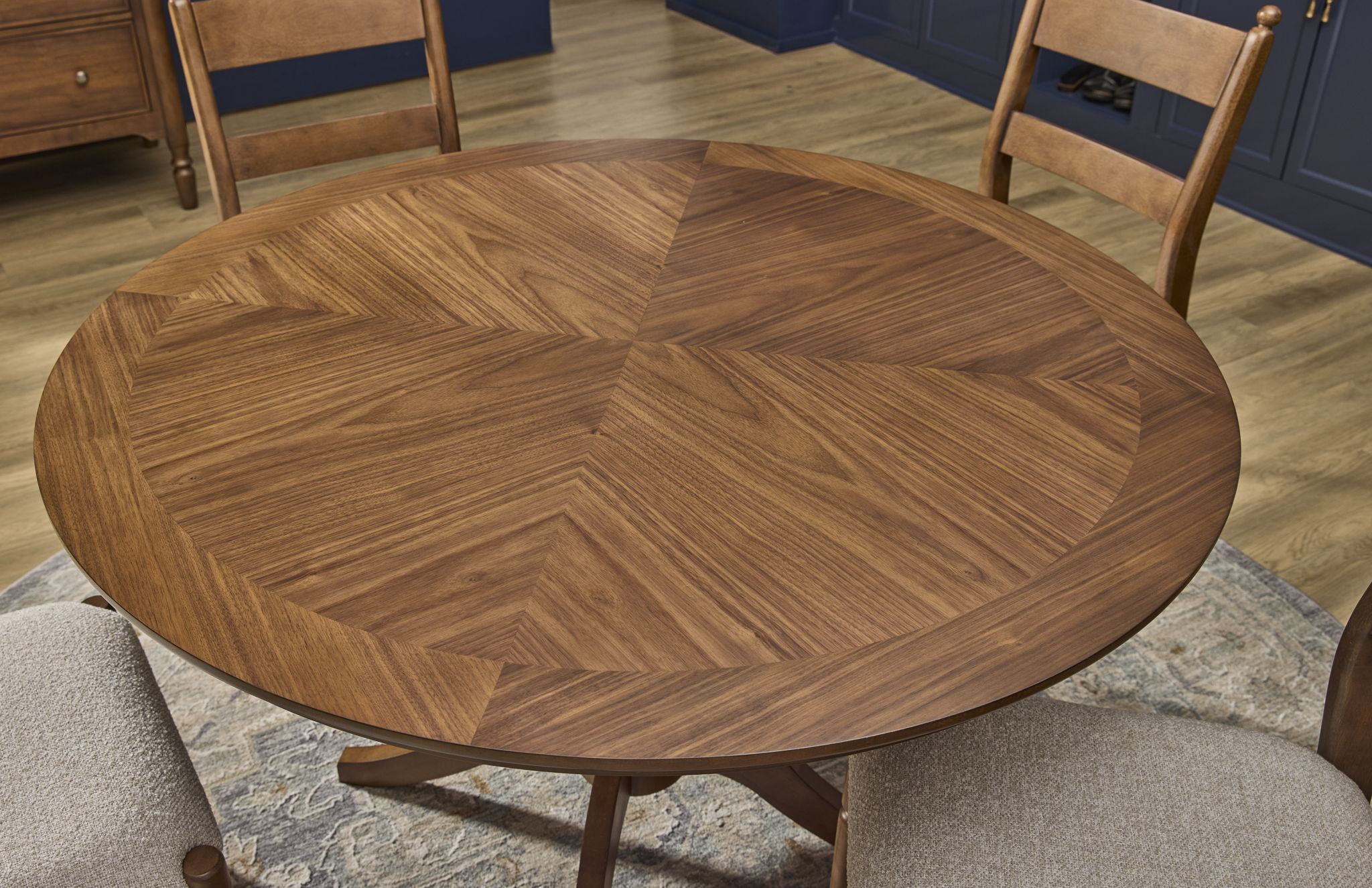 Azalea - Round Dining Table - Walnut