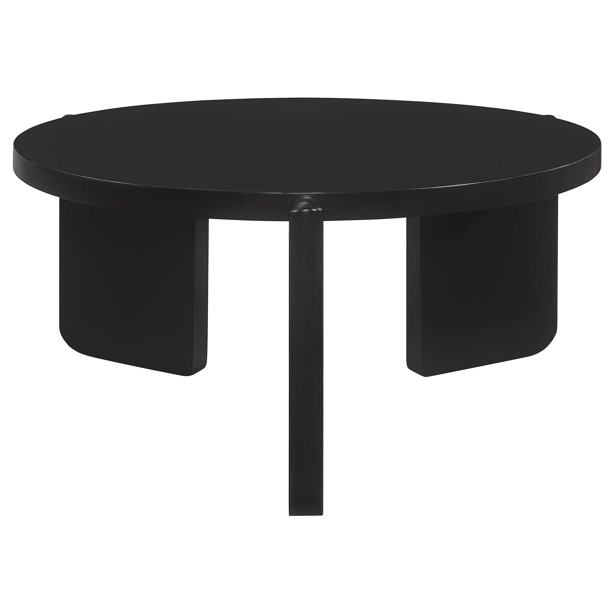 Cordova 2-piece Solid Wood Coffee and End Table Set Black - Atlantic Fine Furniture Melbourne FL