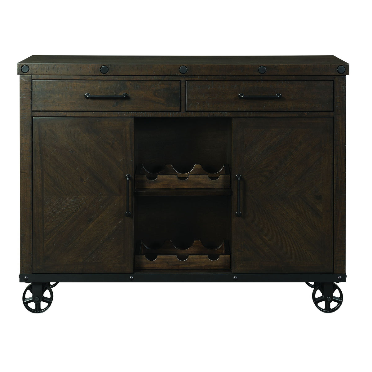 Colorado Server in Dark Brown by Elements International, view 6