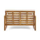 Belgian - Loveseat & Coffee Table Set With Water Resistant Cushions