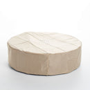 Modern Lightweight Concrete Outdoor Circular Fire Pit 50,000 Btu