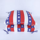 24X24 Inch Outdoor Deep Seat Cushion Set Waterproof Fade Resistant Patio Furniture Cushions With Removable Covers, Adjustable Straps & Handles (Set of 2) - Red