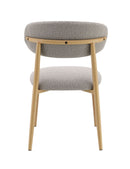 Kacey - 5 Piece Round Table Dining Room Set With Chairs - Natural