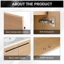 Bathroom Vanity Set With Resin Countertop Sink, 2 Doors