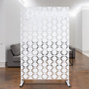 Outdoor & Indoor Metal Privacy Freestanding Decorative Screen