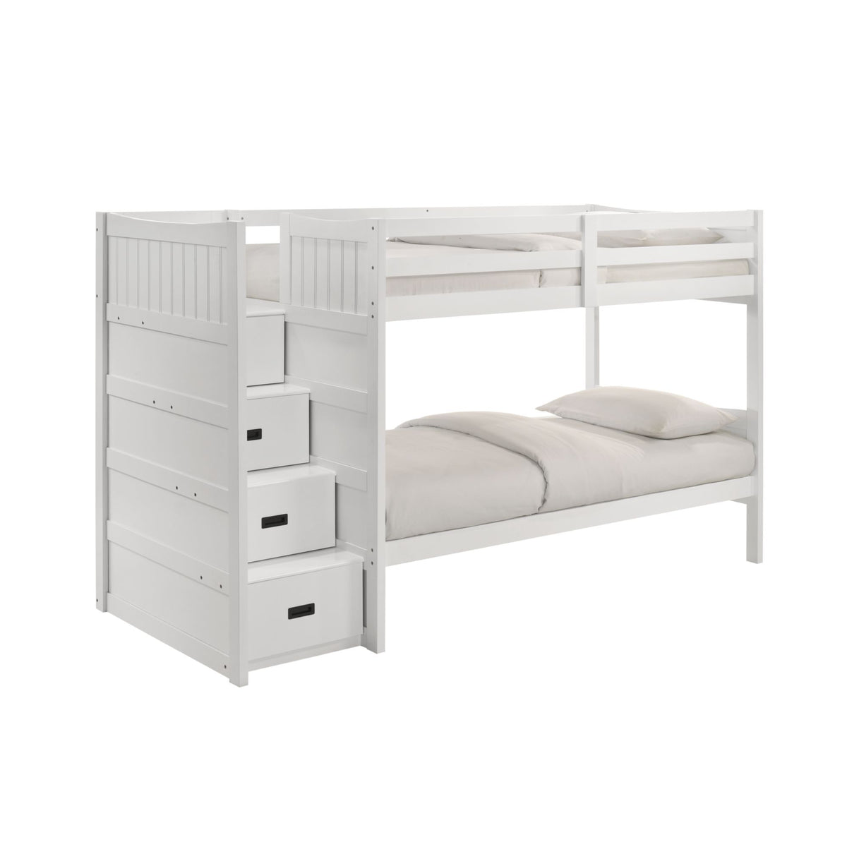 Sami Step Bunk With Left Headboard in Dark Brown by Elements International, view 5