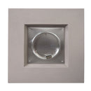 Outdoor Patio Square Gas Burning Concrete Fire Pit 40,000 Btu