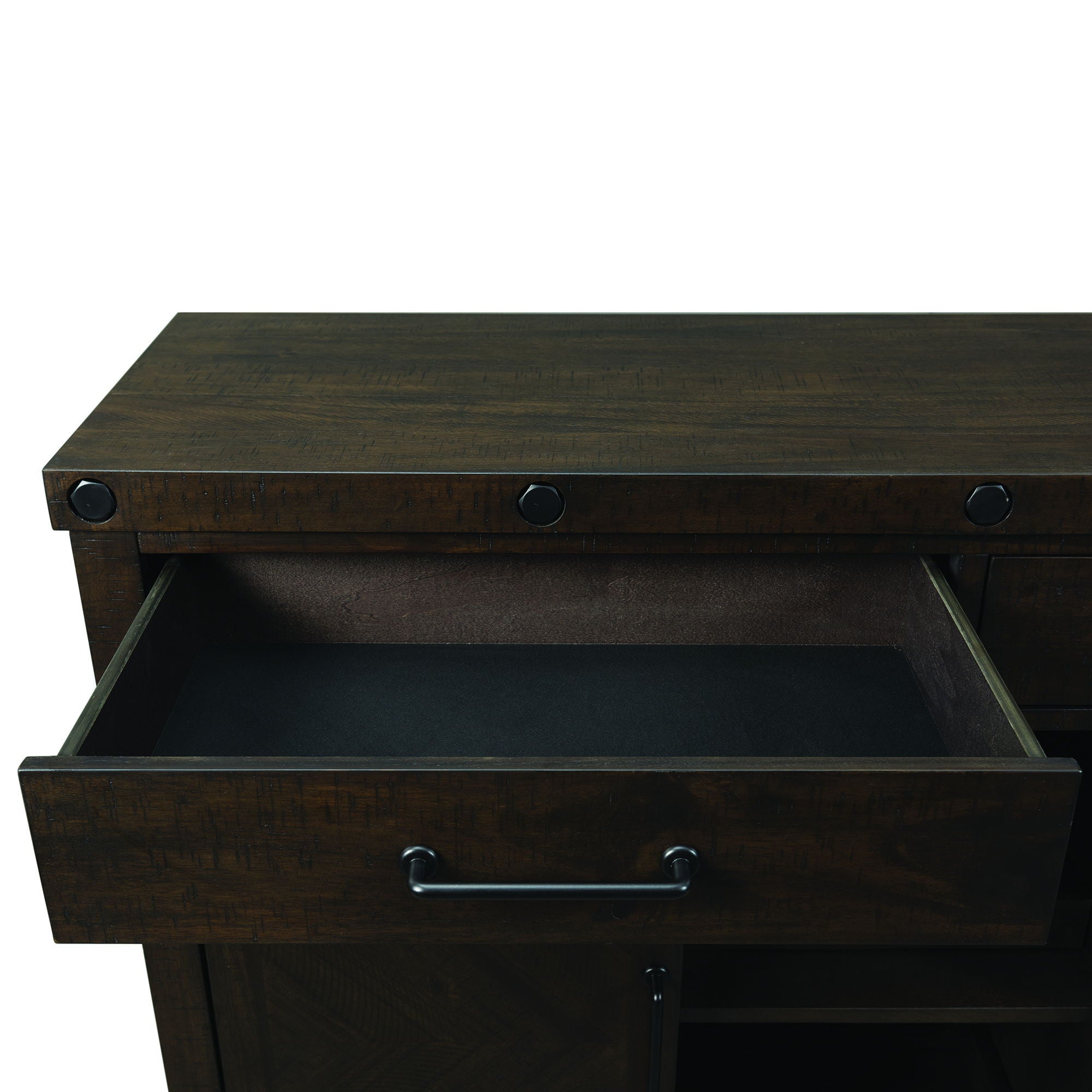 Colorado Server in Dark Brown by Elements International, view 7