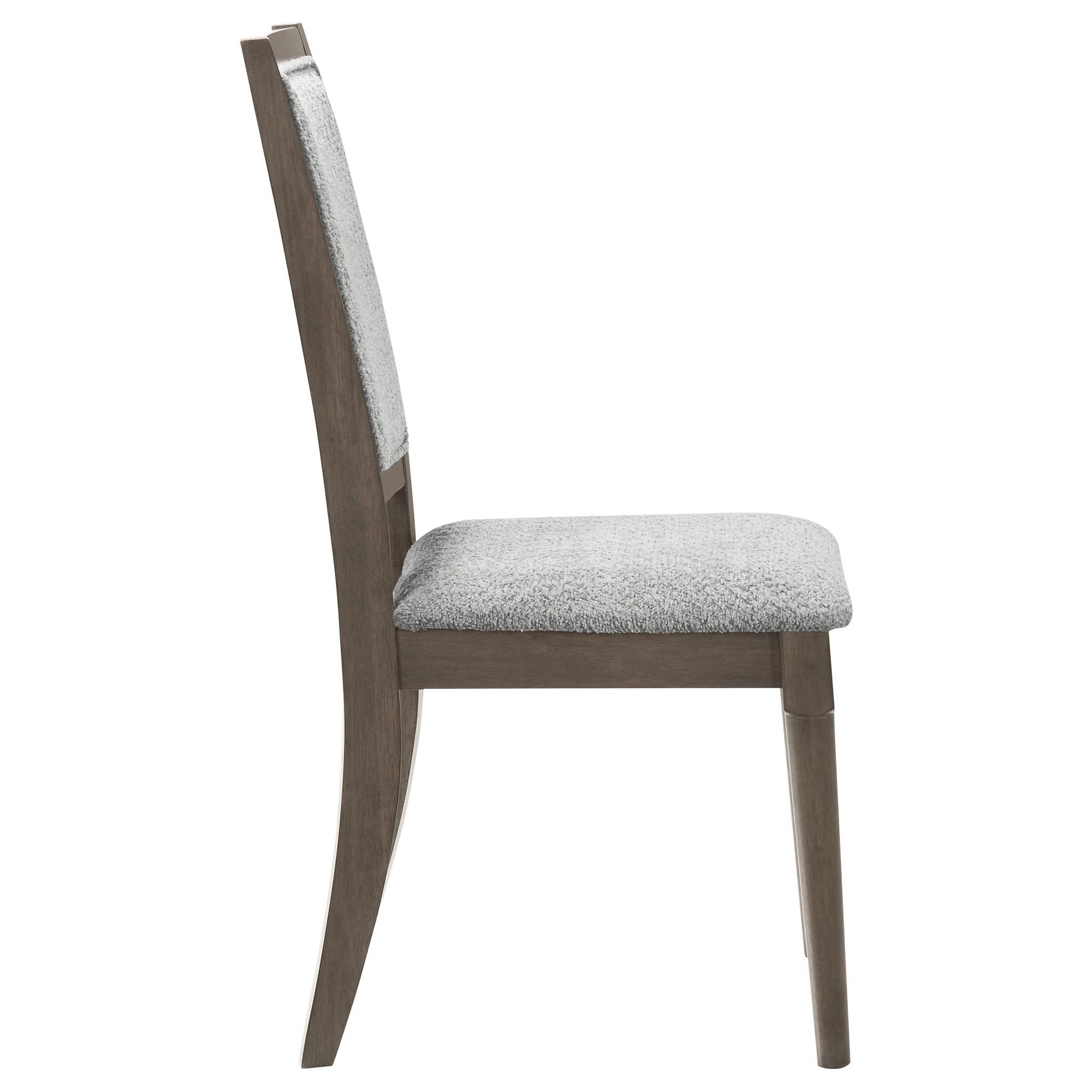 Onslow Upholstered Dining Side Chair Dark Brown (Set of 2) - Atlantic Fine Furniture Melbourne FL