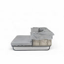 Outdoor Patio Rattan Daybed With Detachable Pillows