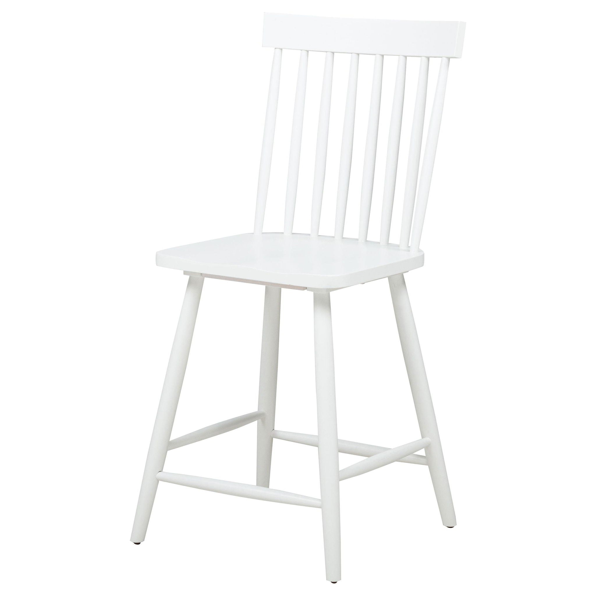 Andrews Windsor Counter Height Dining Side Chair White (Set of 2) - Atlantic Fine Furniture Melbourne FL