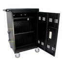 Mobile Charging Cart And Cabinet For Tablets Laptops 30 Device With Combination Lock
