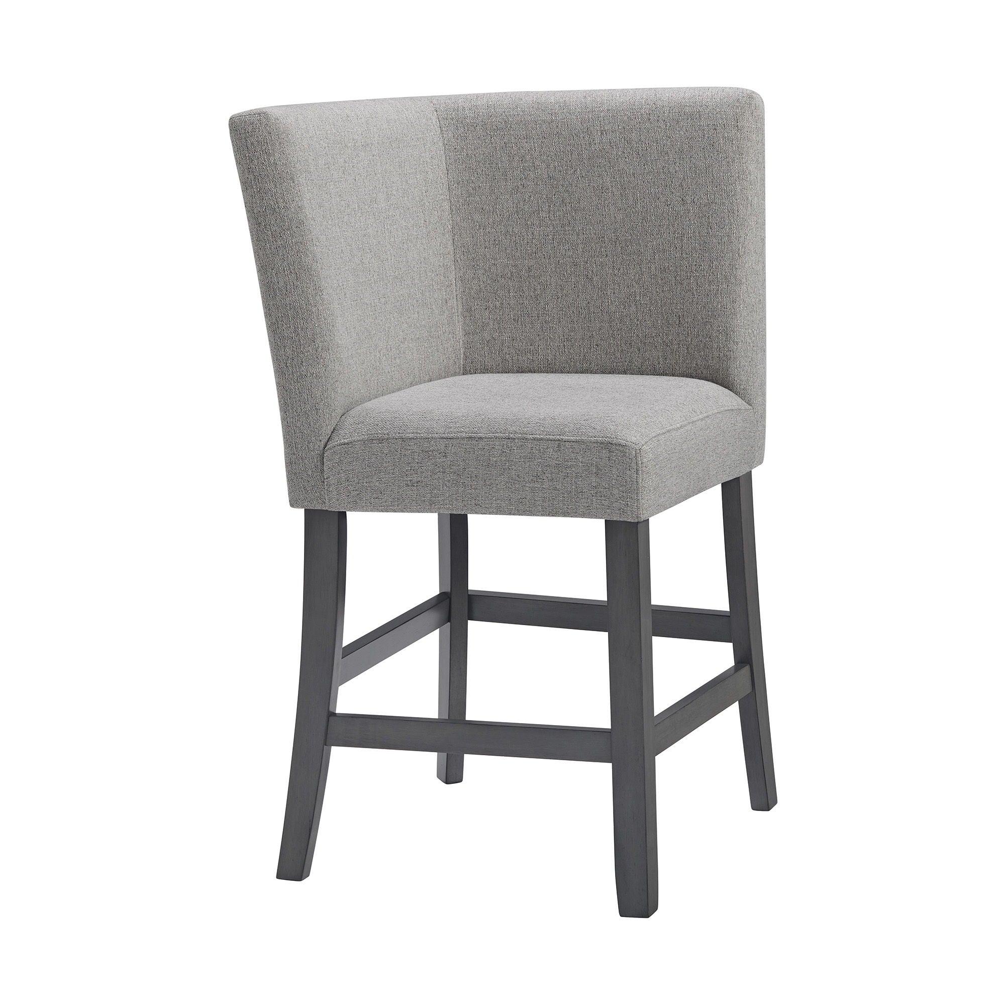 Seneca - Counter 3 Piece Corner Fabric Bench - Gray - Atlantic Fine Furniture Melbourne FL