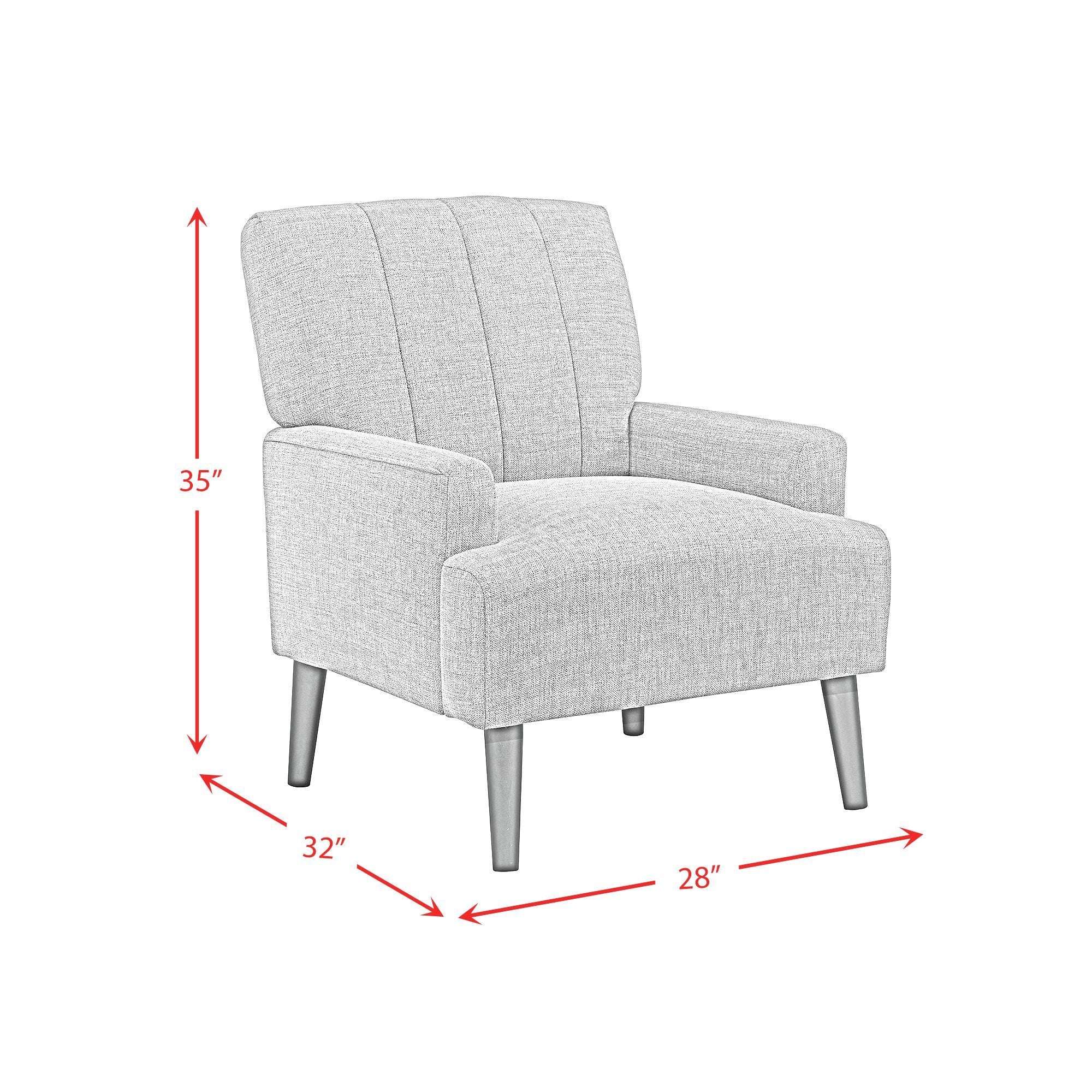 Kiwi Chair With Channel Back in Blue by Elements International, view 9