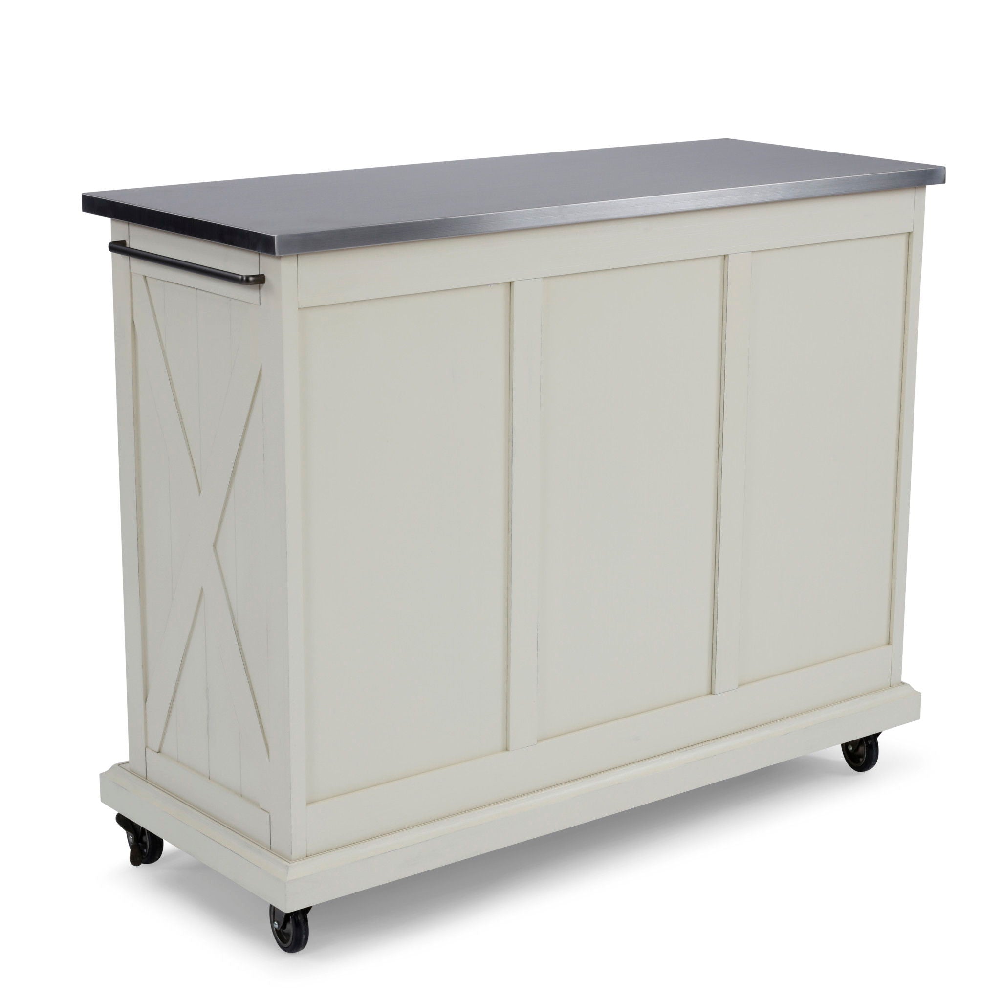 Seaside Lodge - Wood Kitchen Cart - White