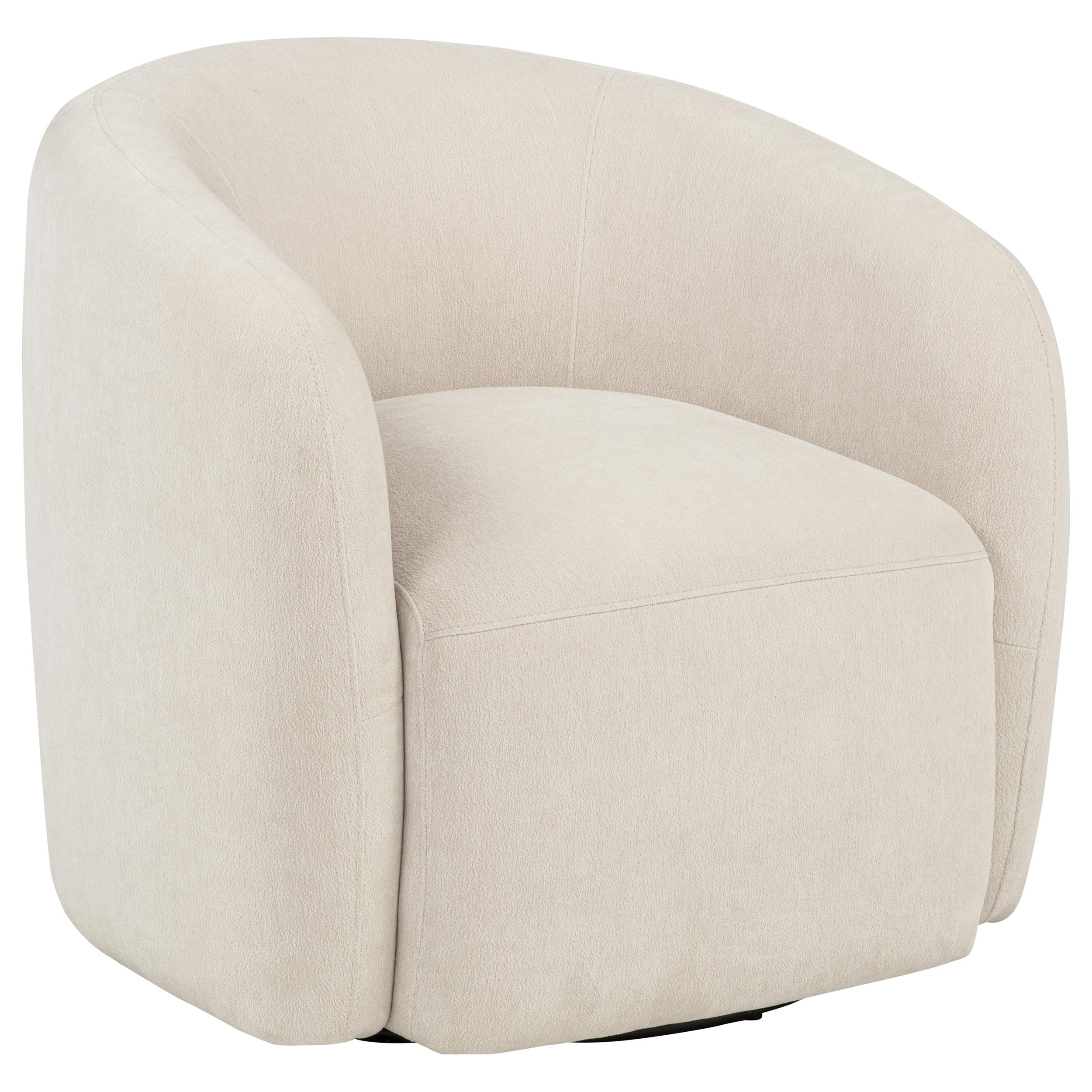 Gerley Chenille Upholstered Swivel Accent Chair Beige — view 1