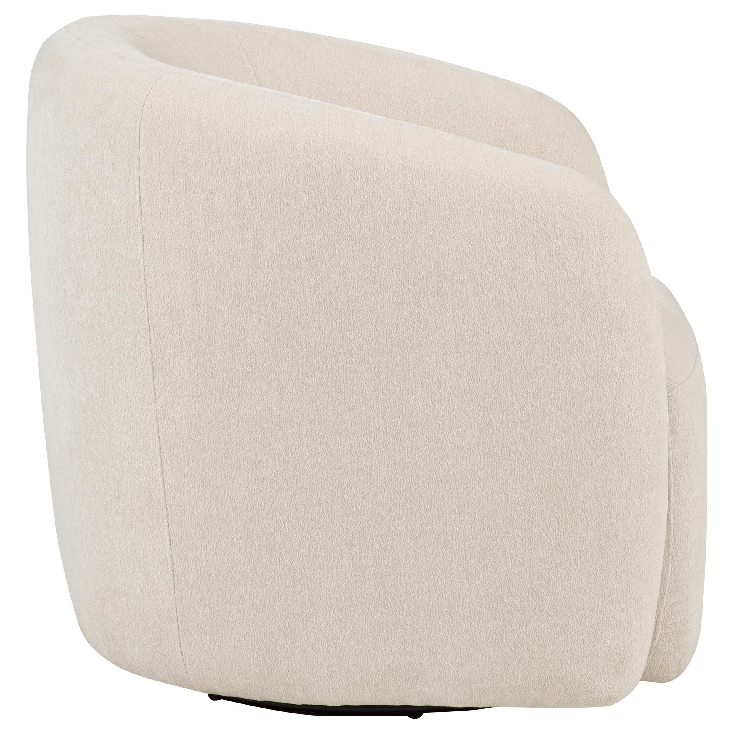 Gerley Chenille Upholstered Swivel Accent Chair Beige — view 7