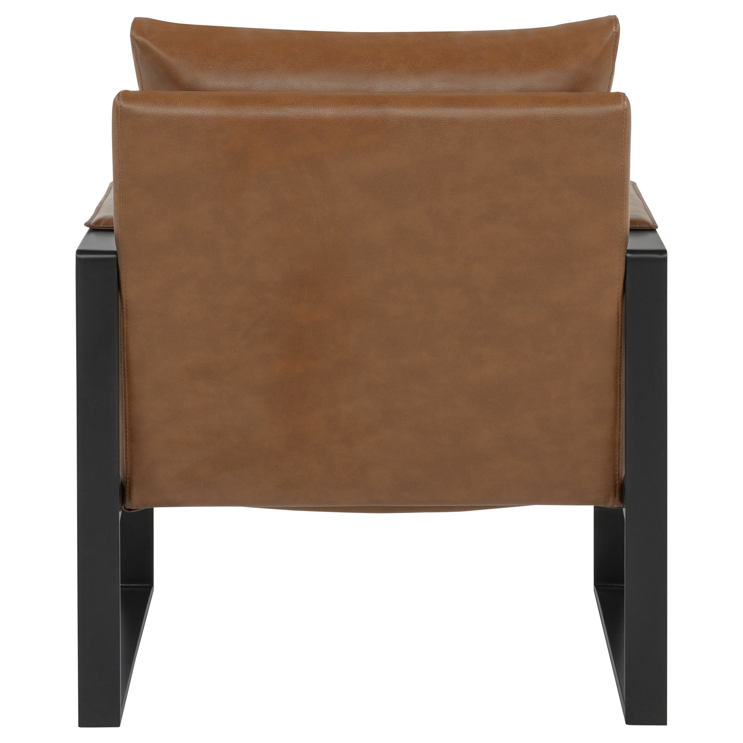 Rosalind Upholstered Track Arm Accent Chair Brown — view 7