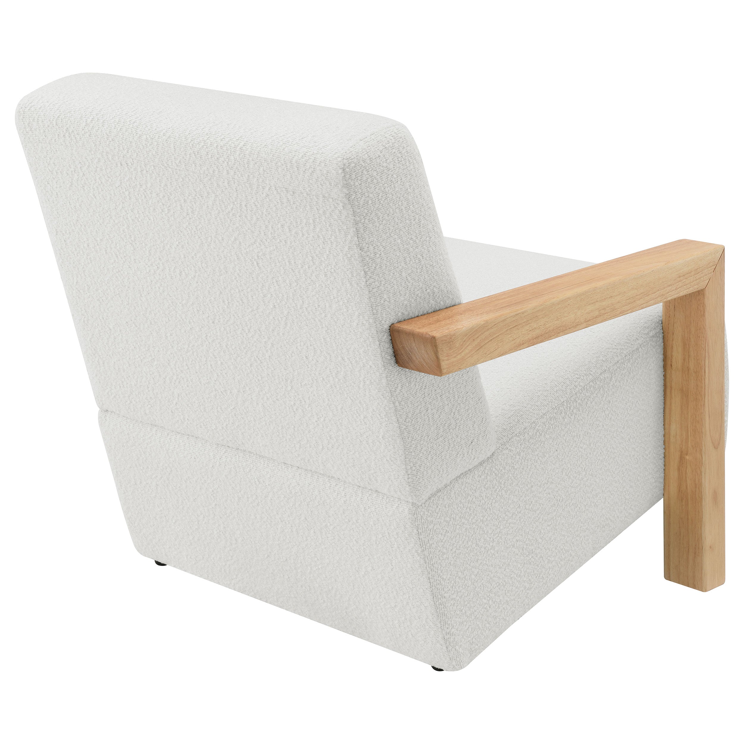 Fitzroy Boucle Upholstered Accent Arm Chair Ivory — view 7