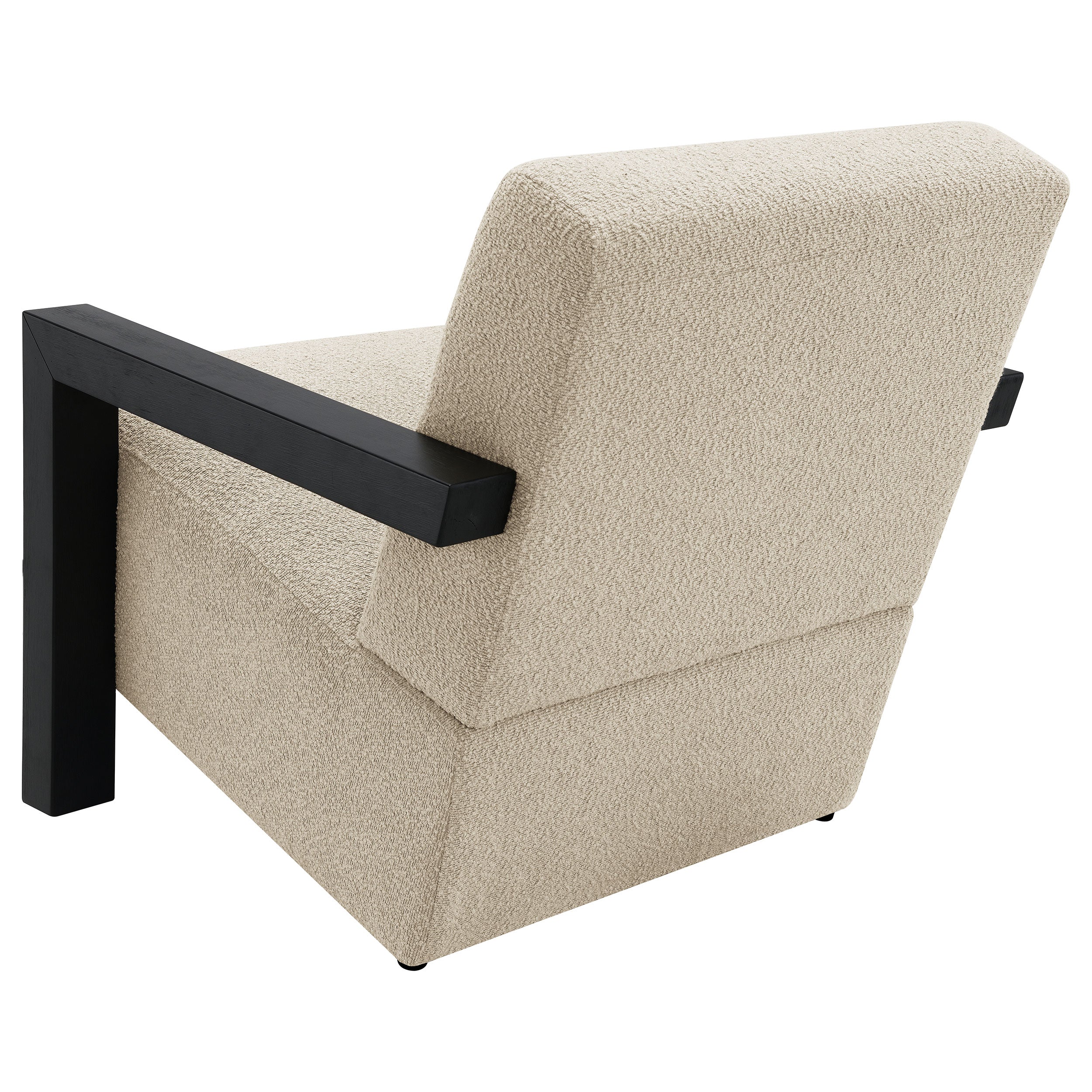 Fitzroy Boucle Upholstered Accent Arm Chair Latte — view 6
