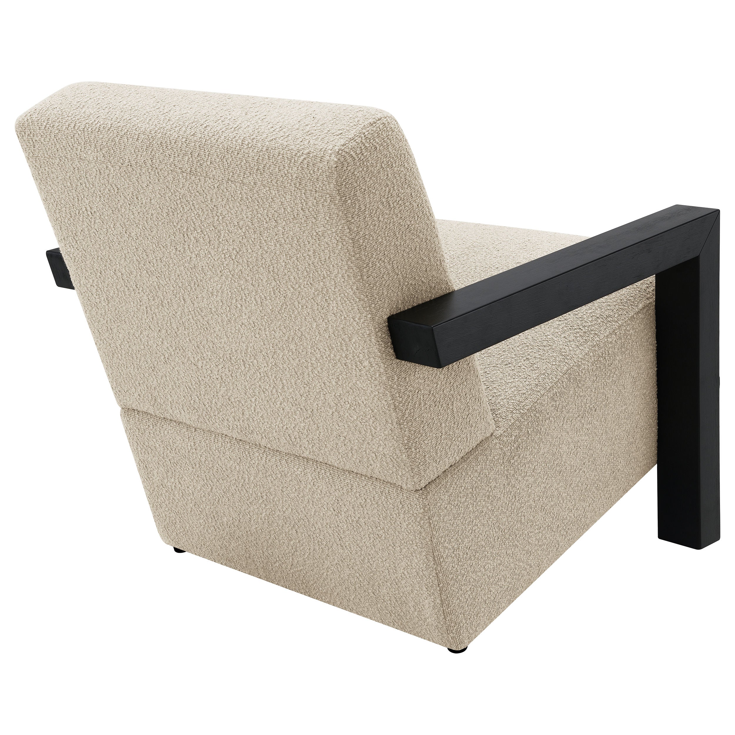 Fitzroy Boucle Upholstered Accent Arm Chair Latte — view 7