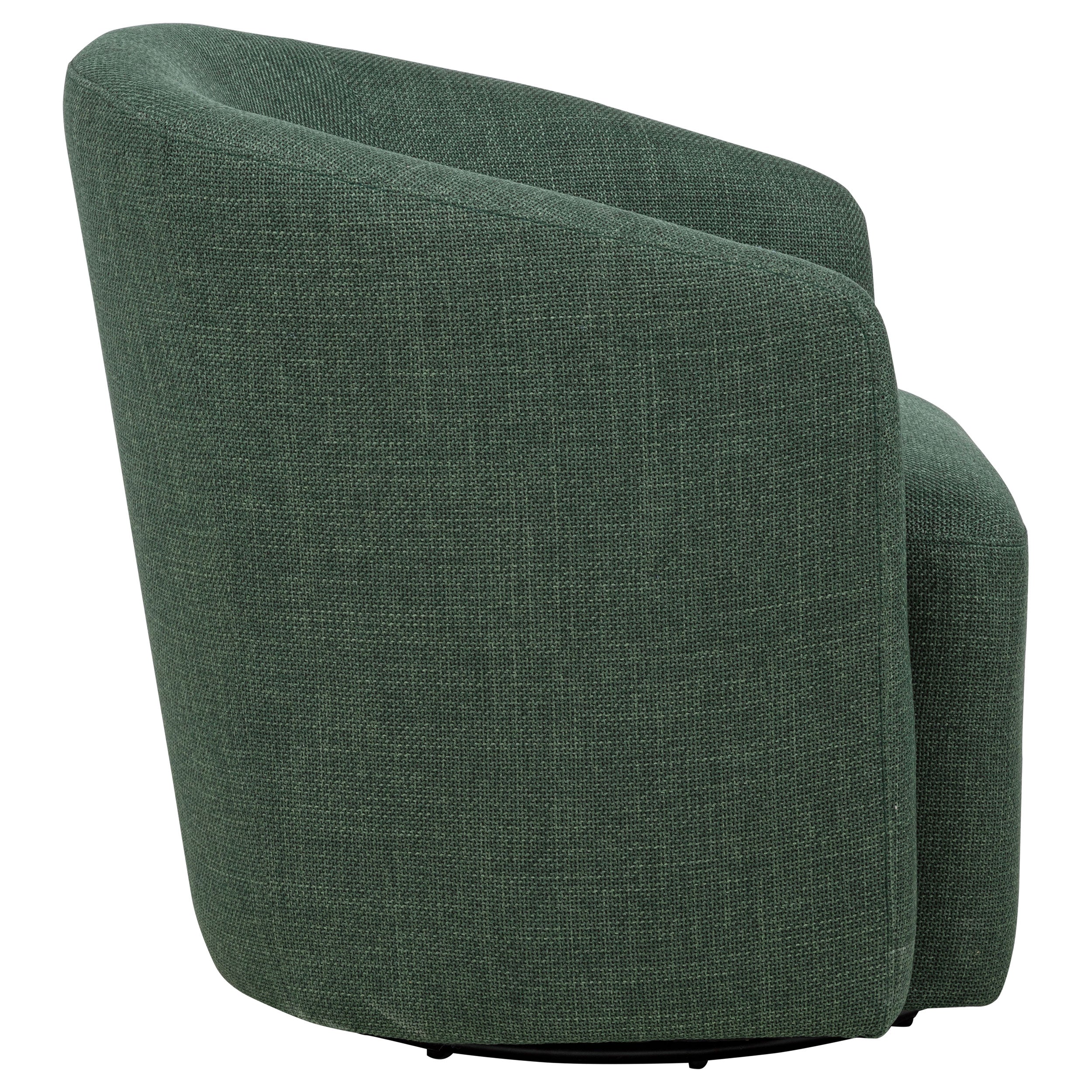 Mossbrook Fabric Upholstered Swivel Accent Chair Green — view 8
