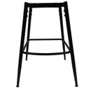 Bar Stool 360 Swivel With Back Footrest
