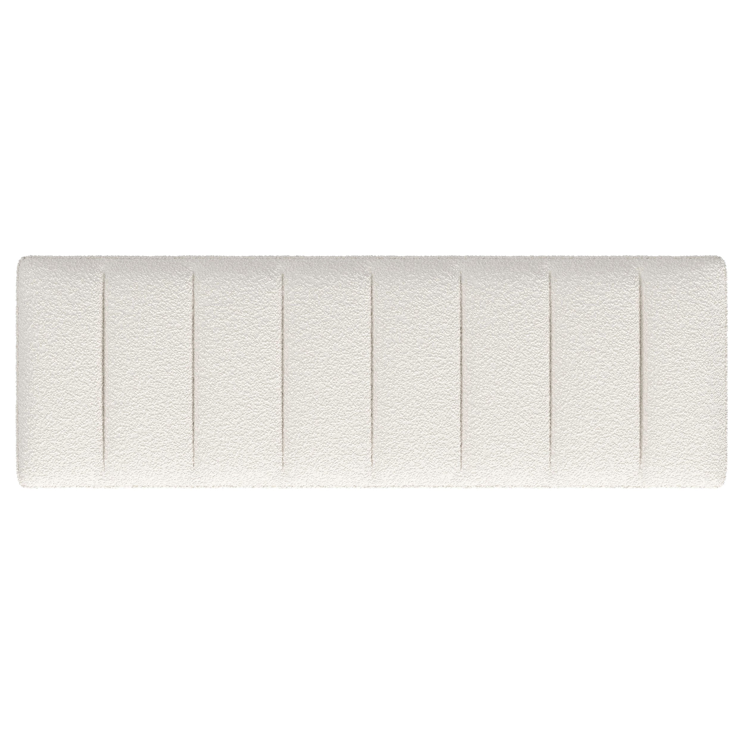 Mesa Boucle Upholstered Tufted Accent Bench Vanilla — view 6