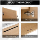 Bathroom Vanity Set With Resin Countertop Sink, 2 Doors