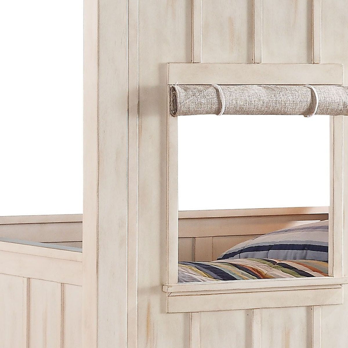 ACME Spring Cottage Full Bed in Weathered White & Washed Gray 37655F - Atlantic Fine Furniture Melbourne FL
