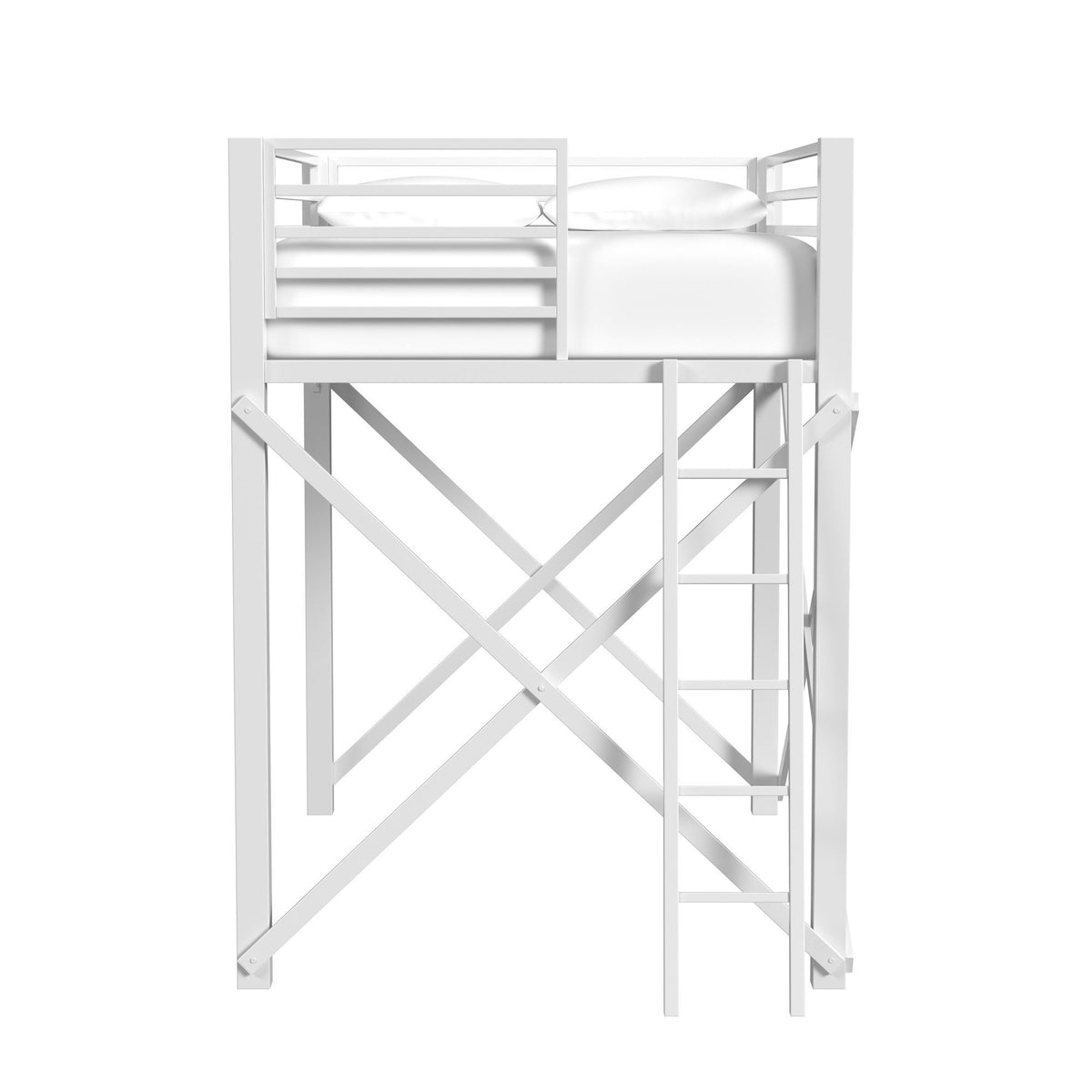 Talia Loft Bunk And Ladder in Black by Elements International, view 8