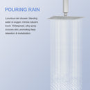8" Square Rain Shower Head, Ceiling / Wall Mount Stainless Steel Bath Fixture